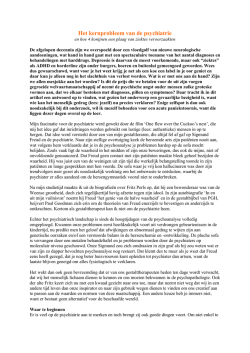 Het kernprobleem van de psychiatrie door Jon van den Ende
