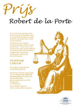 Prijs Robert de la Porte