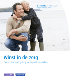 Integrale Pijnbestrijding Concept brochure