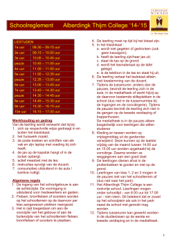 Schoolreglement (versie160914)