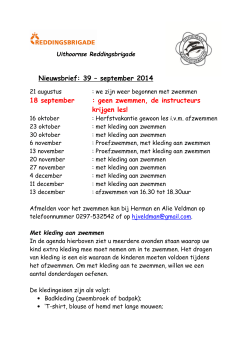 Nieuwsbrief 39 september 2014