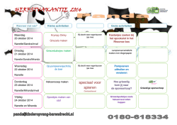 Herfstvakantie De Panda 2014 - Stichting Kinderopvang Barendrecht