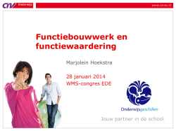 Een nieuwe jas voor een ambitieuze vakvereniging