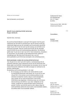 digitale versie van de brief