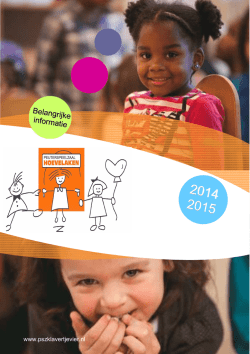 informatieboekje - Klavertje Vier Hoevelaken