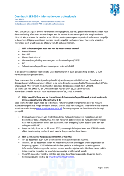 Download hier de informatie voor professionals
