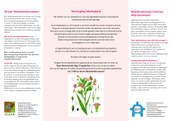 Download flyer - Het Tabaksteeltmuseum