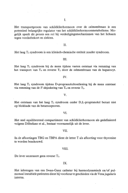 I. Het transportproces van schildklierhormoon over de