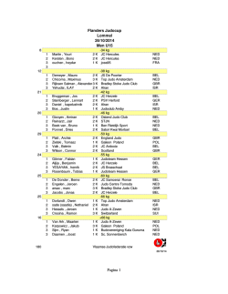 Jongens/Boys - Vlaamse Judofederatie