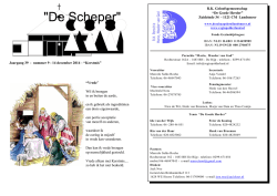 Jaargang 39 - nummer 9 - 14 december 2014