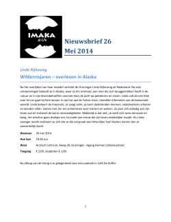 Nieuwsbrief 26 Mei 2014 - Rijksuniversiteit Groningen