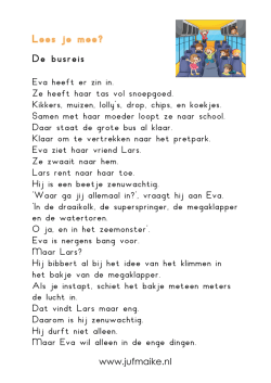 De busreis - Juf Maike