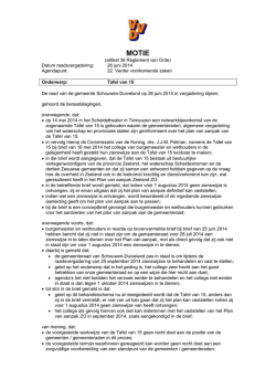 een motie &ldquo;vreemd aan de orde van de dag&rdquo;