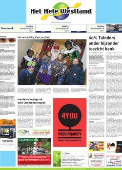 Het hele Westland - 4you accountancy