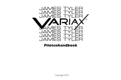 James Tyler Variax Pilotenhandboek - Rev D