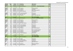 Kalender 2014-2015 Printversie