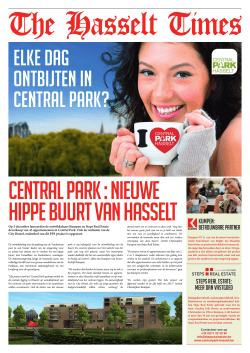 140409_Hasselt Times.indd - Central Park