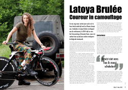 Latoya Brulée Coureur in camouflage - Lensworld.eu