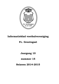 Informatieblad 2014-2015