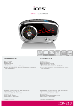 ICR-213 - Ices Electronics