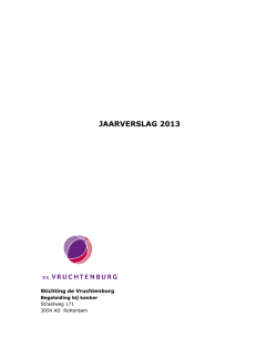 JAARVERSLAG 2013
