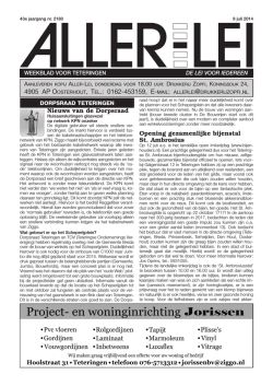 Klik hier! - Dorpsraad Teteringen