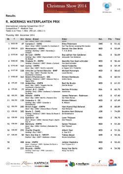 CSI2* Medium Tour - PSC Den Goubergh