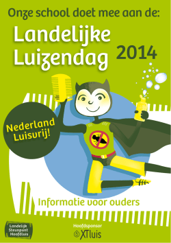 Landelijke Luizendag - Landelijk Steunpunt Hoofdluis