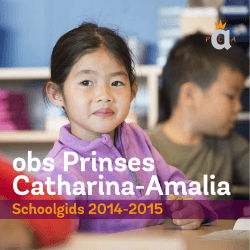 Schoolgids - Openbare basisschool Prinses Catharina