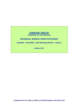 Leidraad Verlof RBL [Klik hier om het document te downloaden]