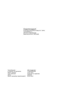 Inspectierapport 2014