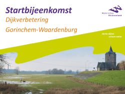 presentatie - Dijkverbetering Waterschap Rivierenland