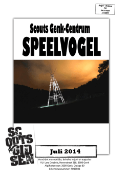Kamp - Scouts Genk