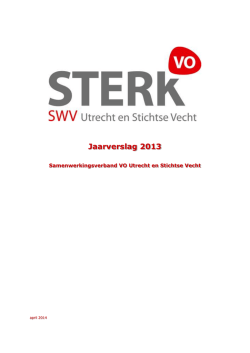 Jaarverslag 2013
