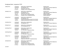 Programma KGN - TKTD - tuinen van Groningen