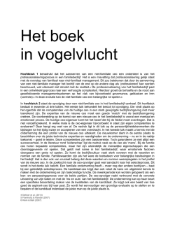 Het boek in vogelvlucht