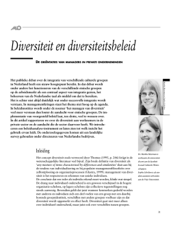 de oriëntaties van managers in private ondernemingen