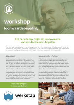 Workshop Loonwaarde