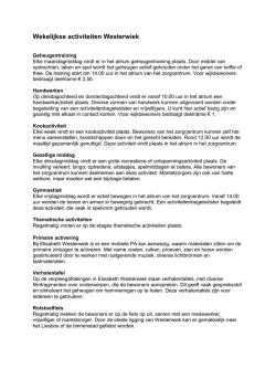 diverse activiteiten