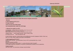 Zoetermeer 04-02-2014 Dit Sociaal Jaaroverzicht over Tuinjaar