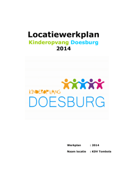 Download hier het locatiewerkplan 2014