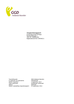 Inspectierapport