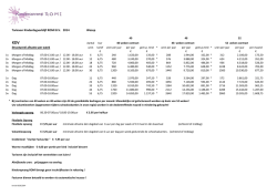 Tarieven Kinderdagverblijf ROMI B.V. 2014 Wezep Structureel