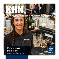 Arbeidsvoorwaardenreglement - Koninklijke Horeca Nederland