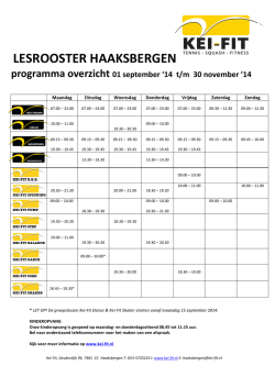 LESROOSTER HAAKSBERGEN - Kei-Fit
