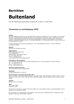 "Berichten Buitenland - jaargang 40, nummer 3