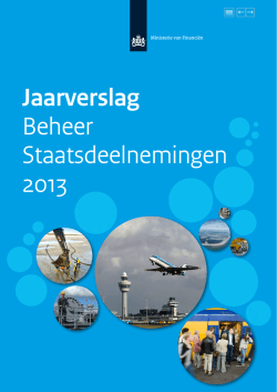 Jaarverslag Beheer Staatsdeelnemingen 2013