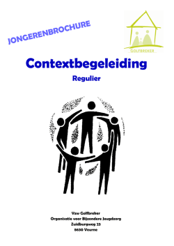 Contextbegeleiding Regulier