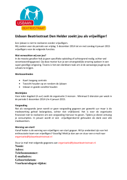 IJsbaan Beatrixstraat Den Helder zoekt jou als vrijwilliger!