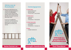 GTB biedt jou gespecialiseerd arbeidsonderzoek